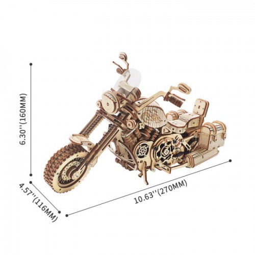 Robotime wooden puzzle Cruiser Motorcycle LK504