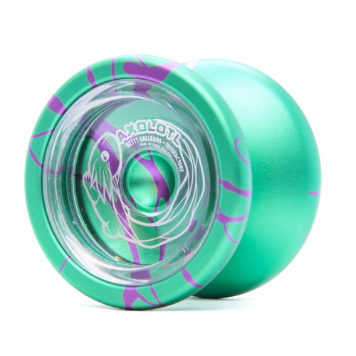 YOYO YoYo Factory Axolotl Metal GREEN- PURPLE-SPLASH